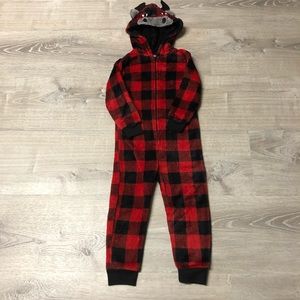 Jelli Fish Kids Boys Plaid Moose Sleeper